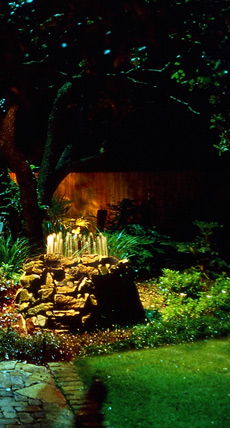 San Antonio Austin Central Texas Backyard and Deck Lighting